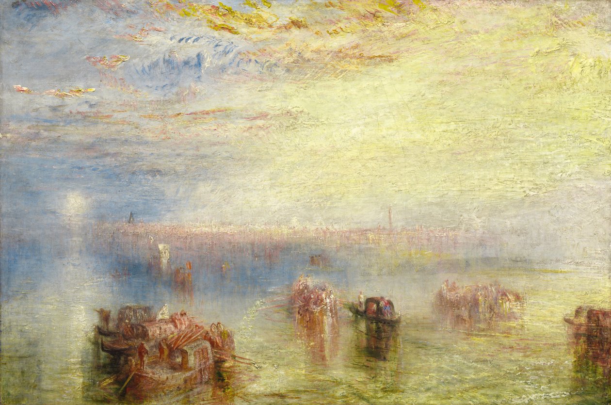Närmar sig Venedig av Joseph Mallord William Turner