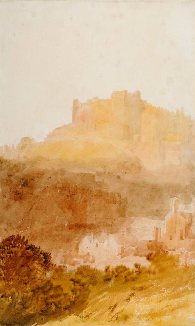 Durham Castle av Joseph Mallord William Turner
