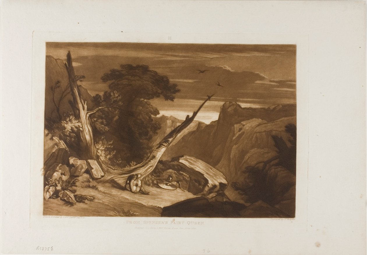 Från Spensers Fairy Queene av Joseph Mallord William Turner