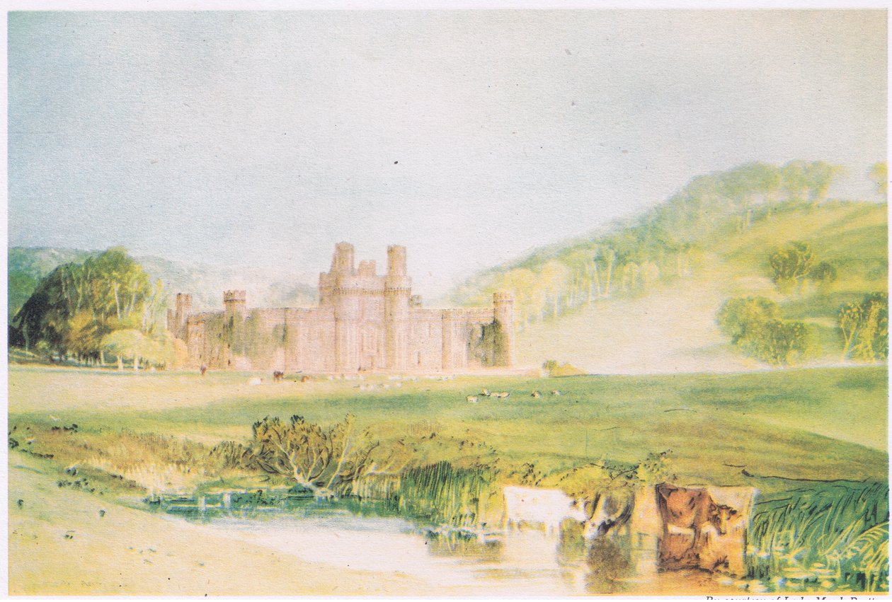 Herstmonceux slott, Sussex av Joseph Mallord William Turner