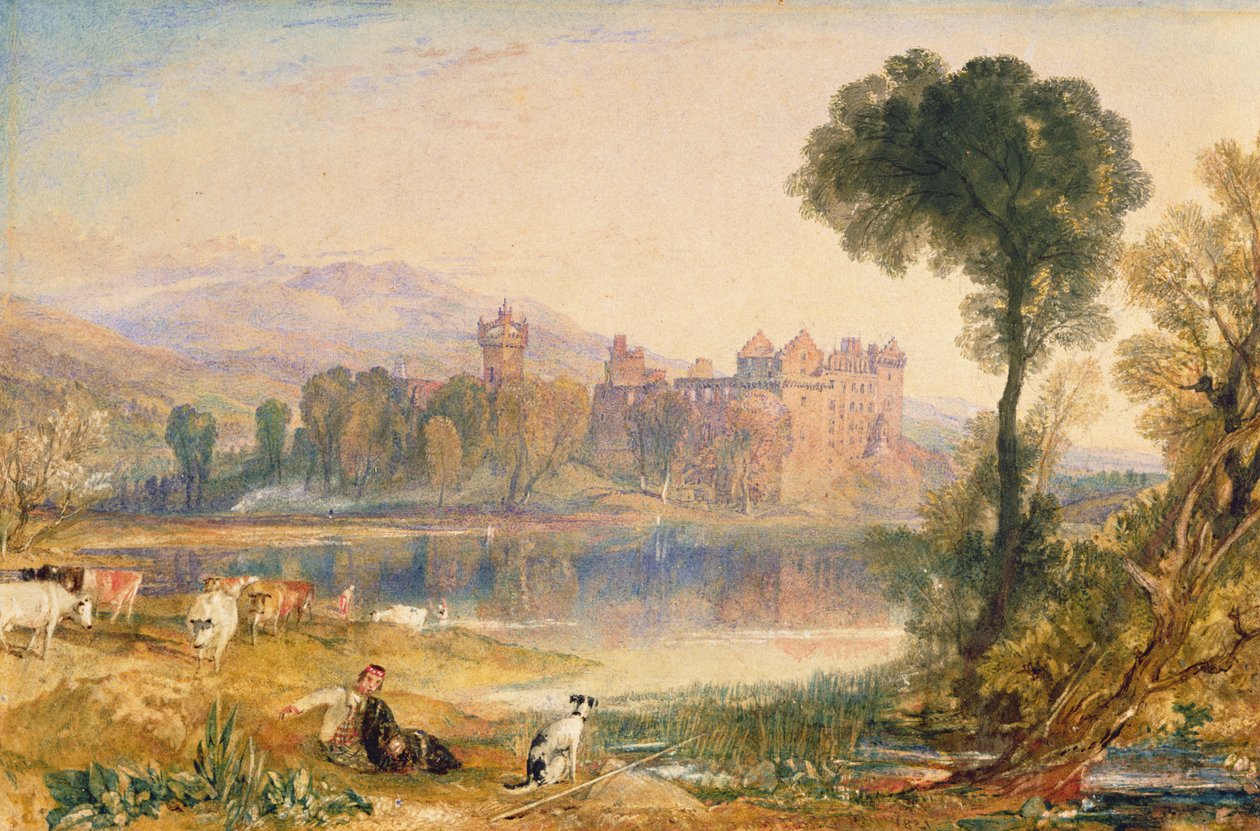 Linlithgow Palace av Joseph Mallord William Turner