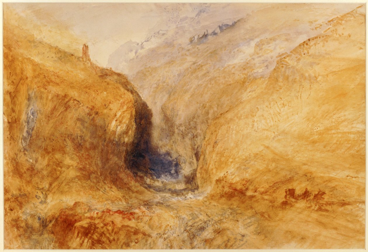 Bergigt landskap ... av Joseph Mallord William Turner