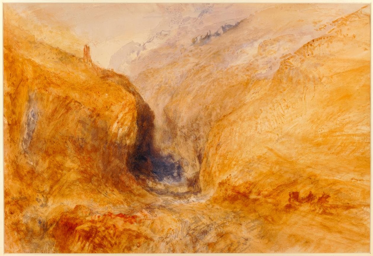 Bergigt landskap / av Turner. av Joseph Mallord William Turner