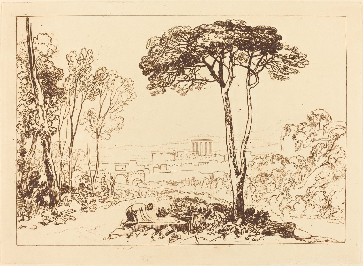 Scen i Campagna av Joseph Mallord William Turner