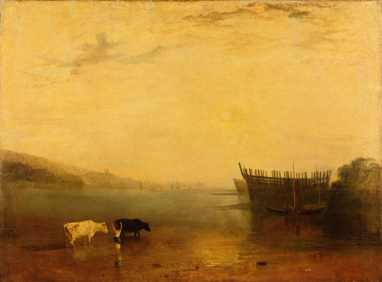 Teignmouths hamn, omkring 1812 av Joseph Mallord William Turner