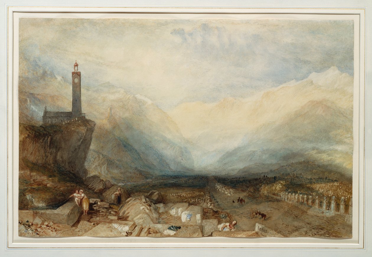 The Splugen Pass, c.1842-43 av Joseph Mallord William Turner