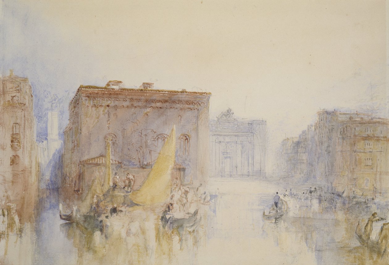 Venedig: The Accademia av Joseph Mallord William Turner