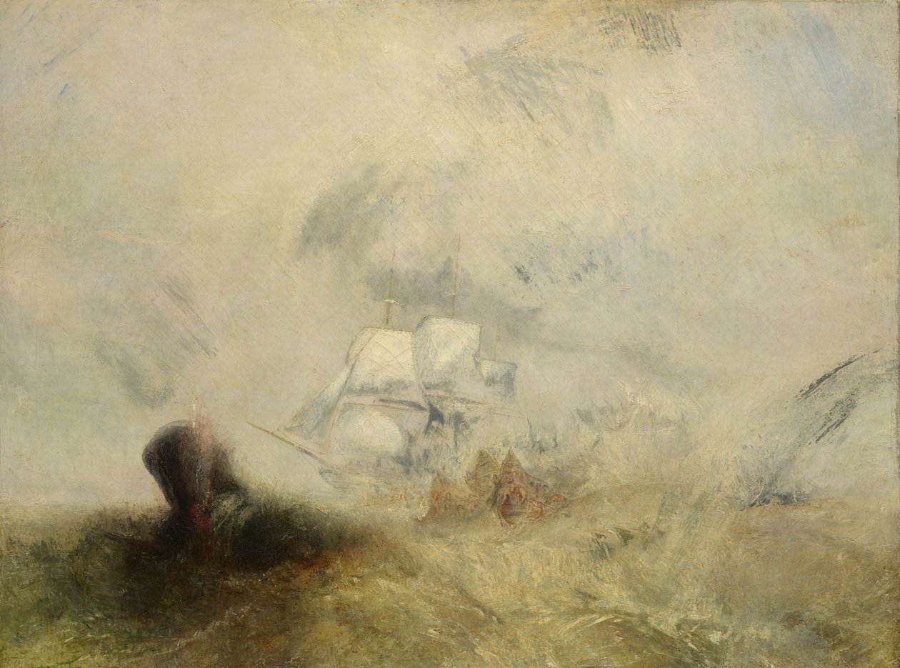 valfångare, ca. 1845. av Joseph Mallord William Turner