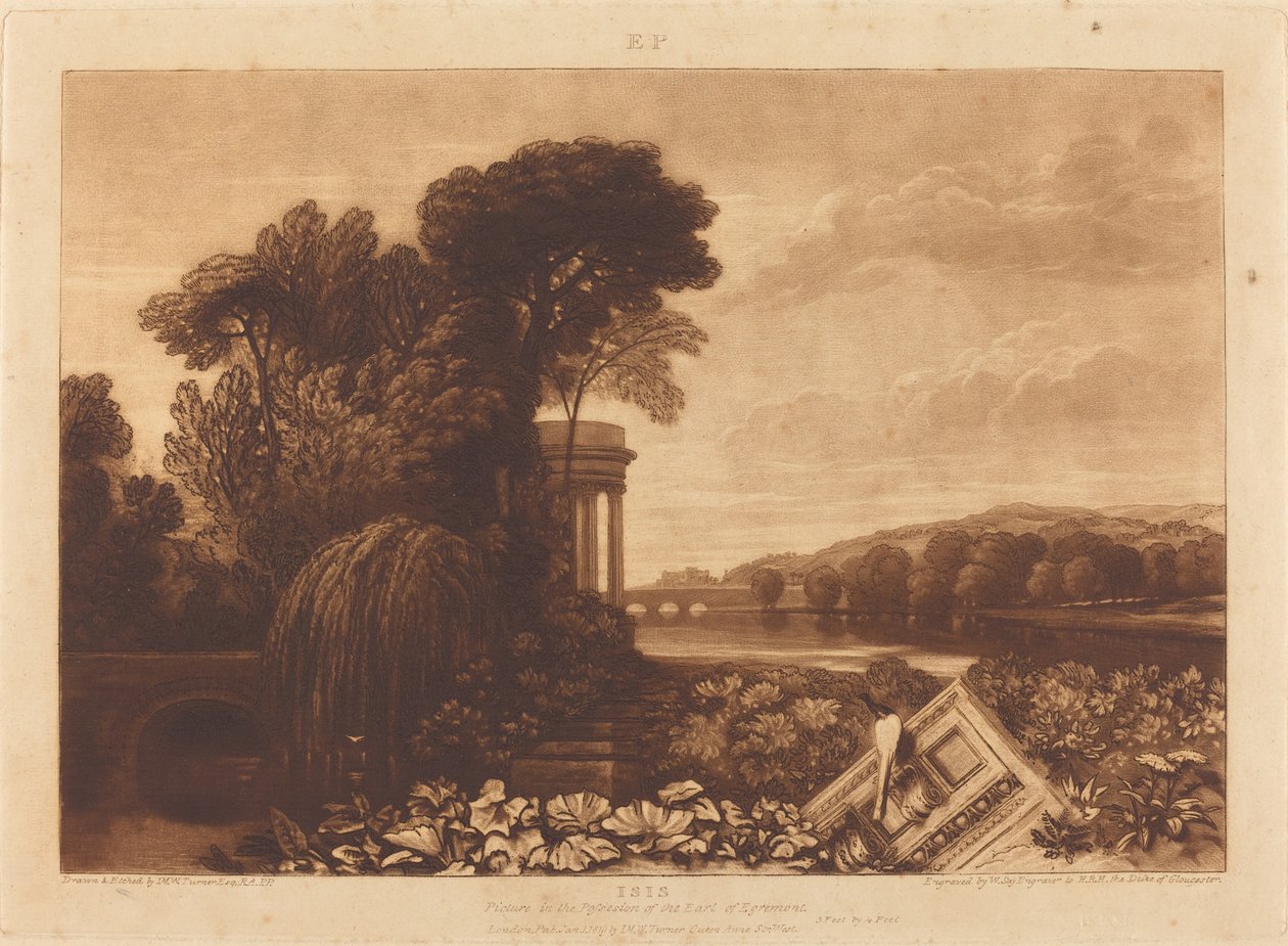 Isis av Joseph Mallord William Turner and William Say