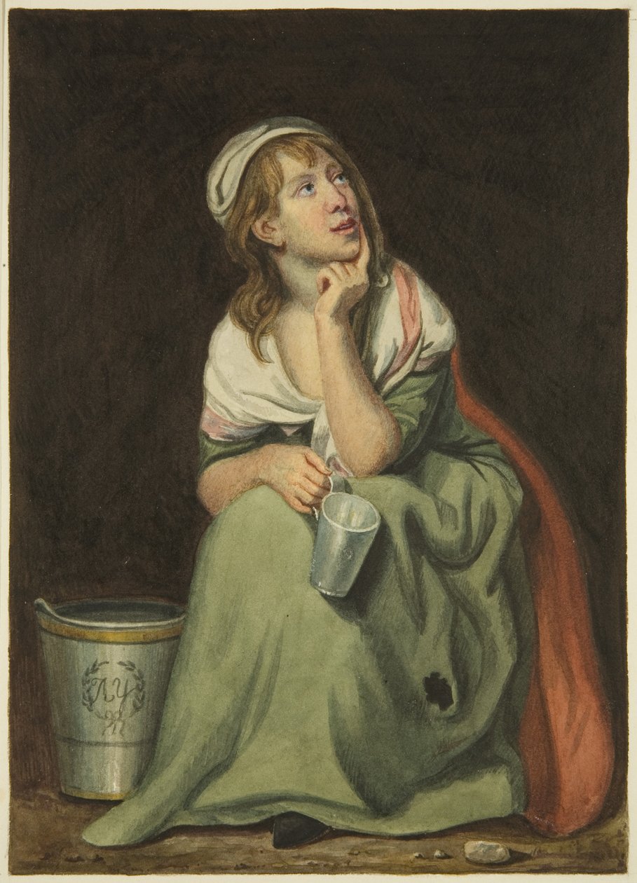 Porträtt av Ann Yearsley av Joseph Manning