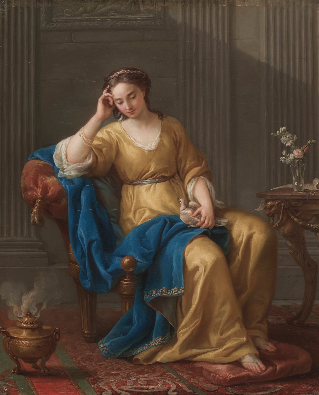 Sweet Melankoli, 1756. av Joseph Marie Vien