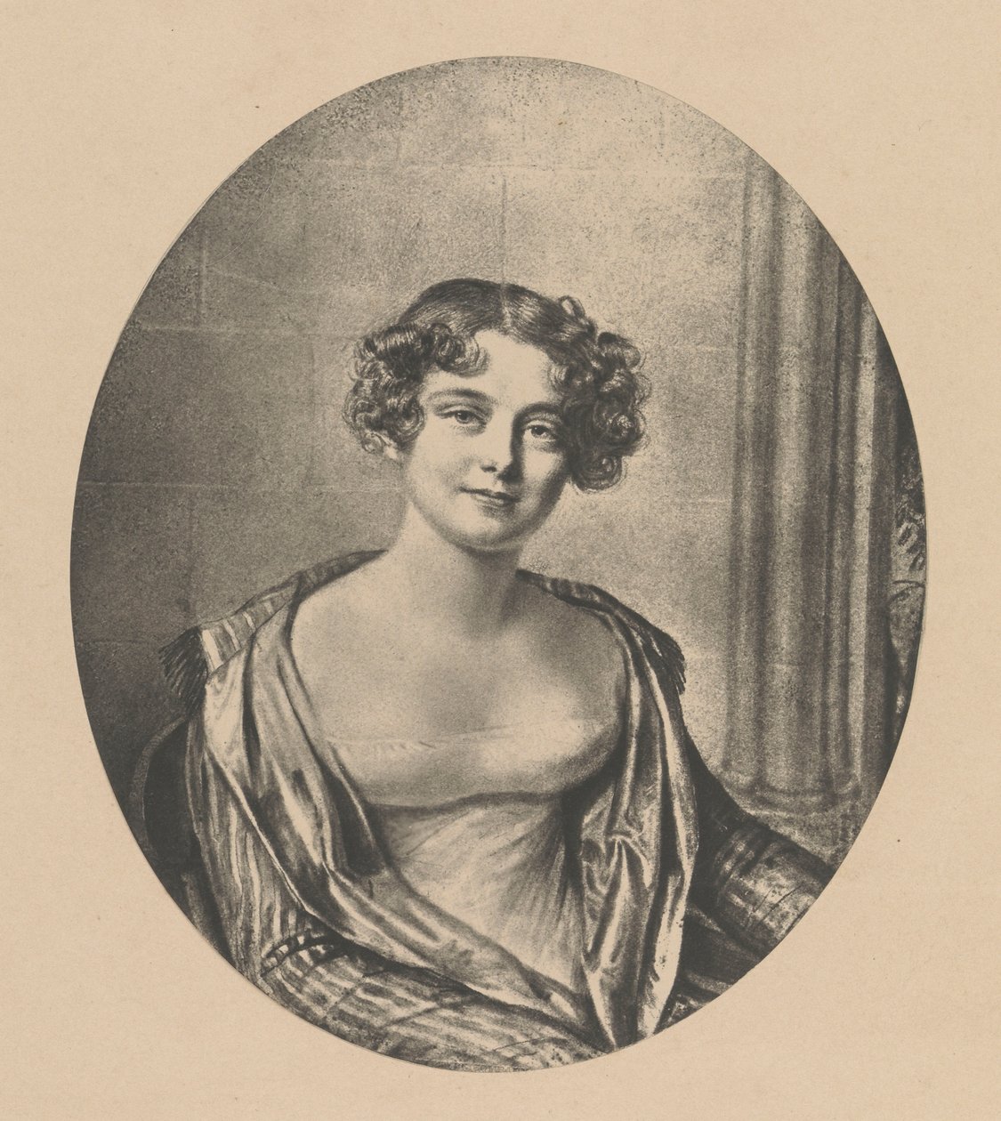 Lady Jane Franklin (1792-1875) av Joseph Mathias Negelen