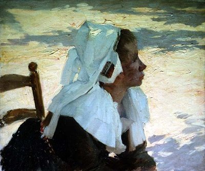 Apple-säljaren, Bretagne av Joseph Milner Kite