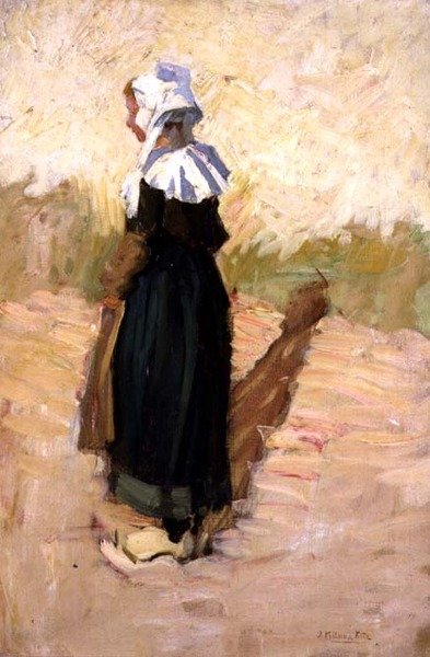 Den lilla bretonska flickan av Joseph Milner Kite