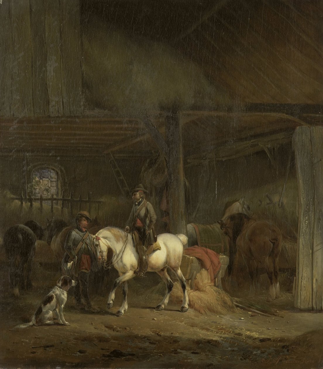 Häststall av Joseph Moerenhout