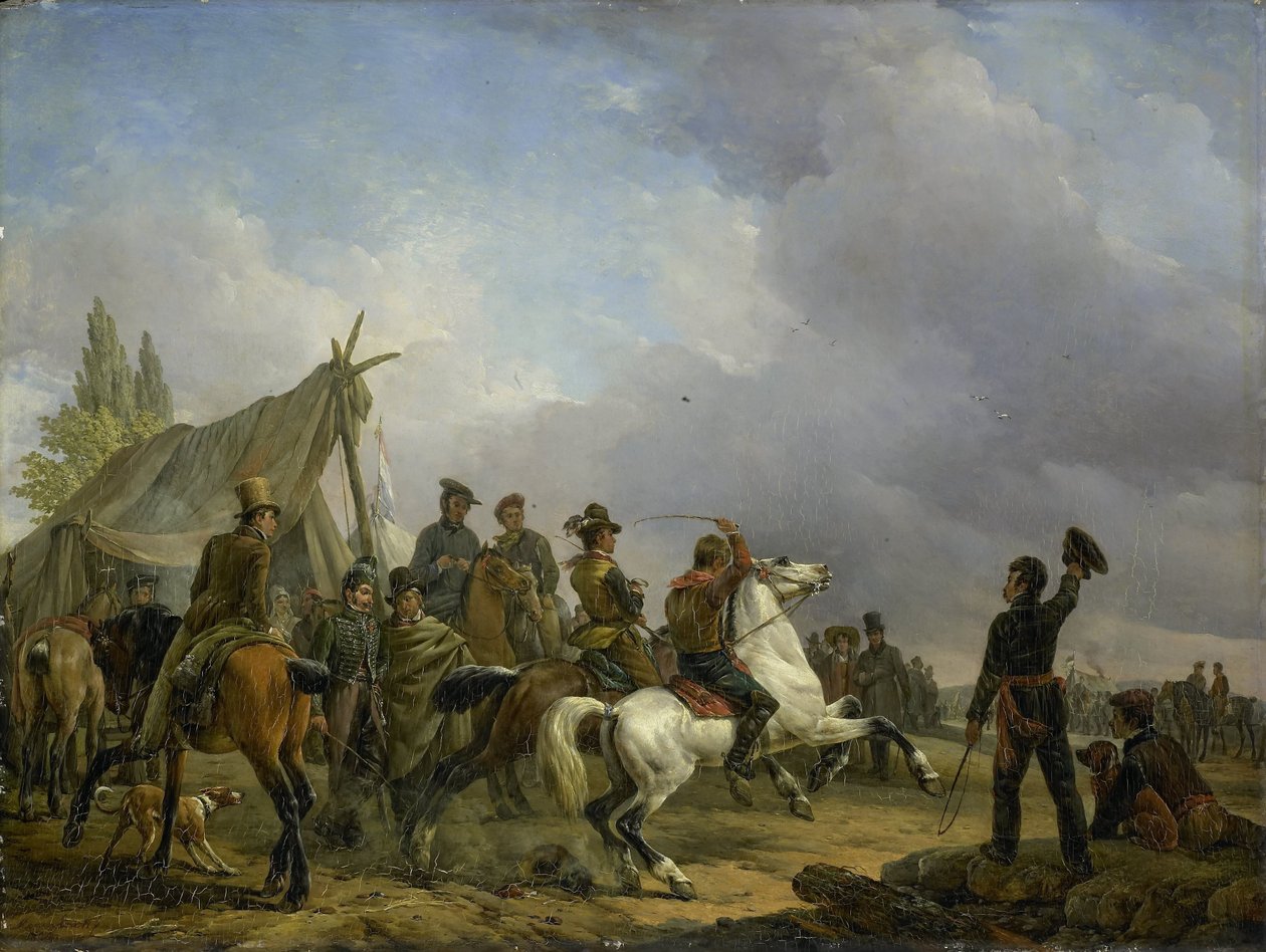 Hästkapplöpningen av Joseph Moerenhout