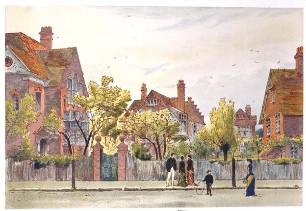 Newton Grove: Bedford Park av Joseph Nash