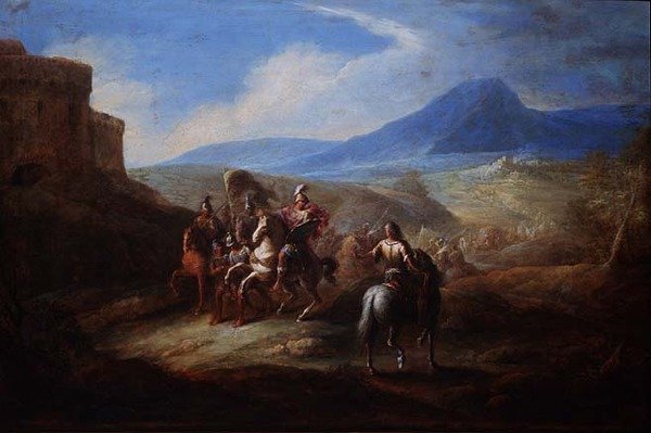 Kavalleriet och deras fångar av Joseph Parrocel