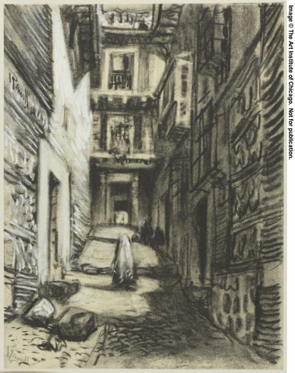 En gata i Toledo av Joseph Pennell