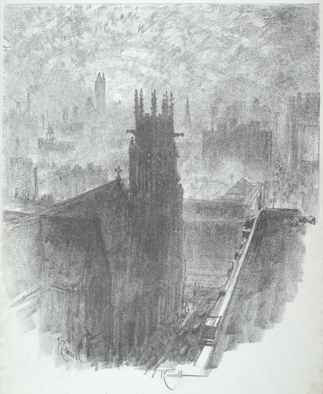 Christ Church, St. Louis av Joseph Pennell