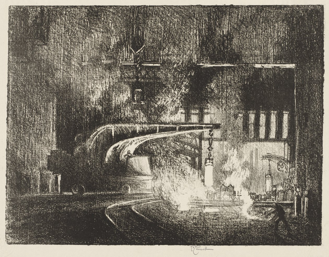 Engelska krigsarbetet: The Perambulator av Joseph Pennell