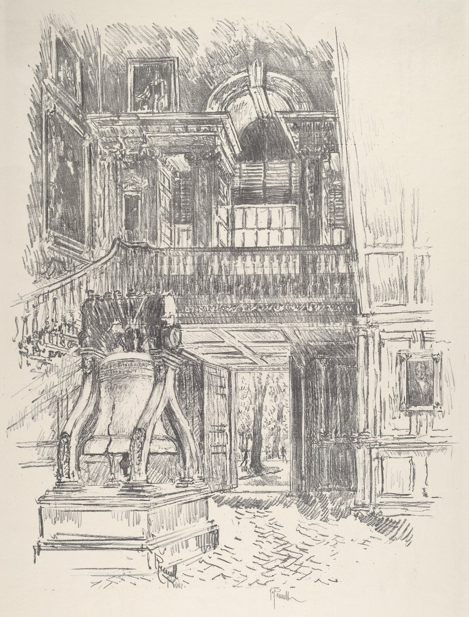 frihetsklocka av Joseph Pennell