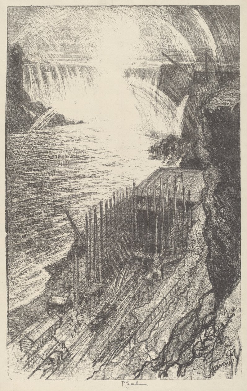 Niagara regnbågar av Joseph Pennell