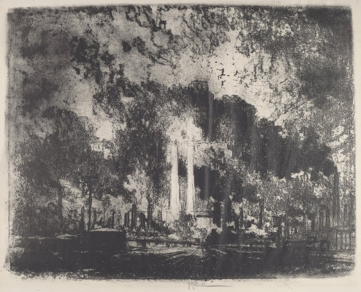 Oljeraffinering, Whiting, Indiana av Joseph Pennell