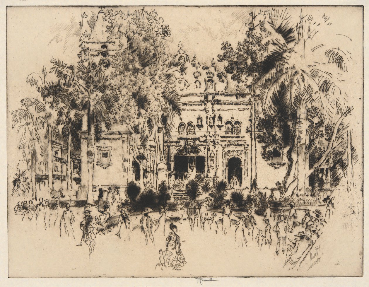 Gamla katedralen av Joseph Pennell