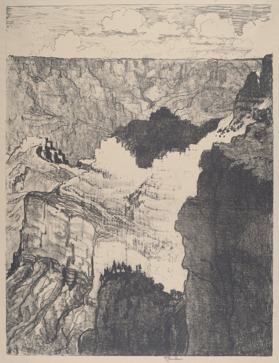 Road to the White City, No.I av Joseph Pennell
