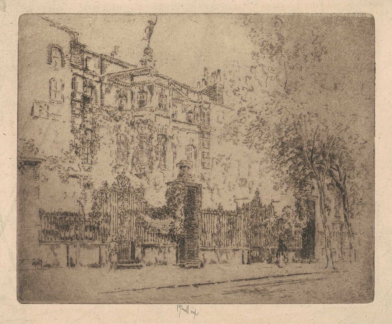 Rossettis hus av Joseph Pennell