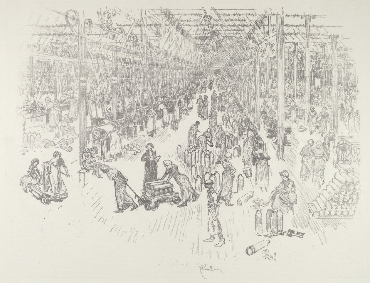 The Thousand Girls Bay av Joseph Pennell