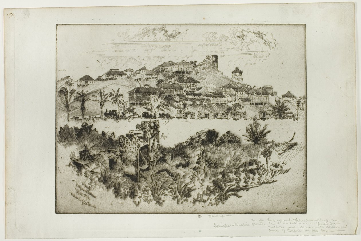 Debacle of de Lesseps, Panama av Joseph Pennell