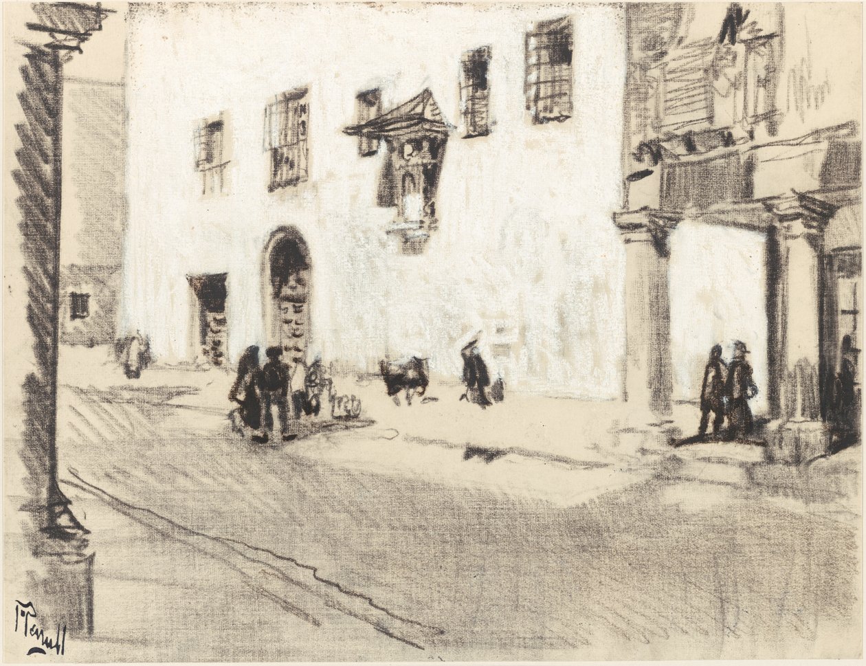 Klostren i Alcalá av Joseph Pennell