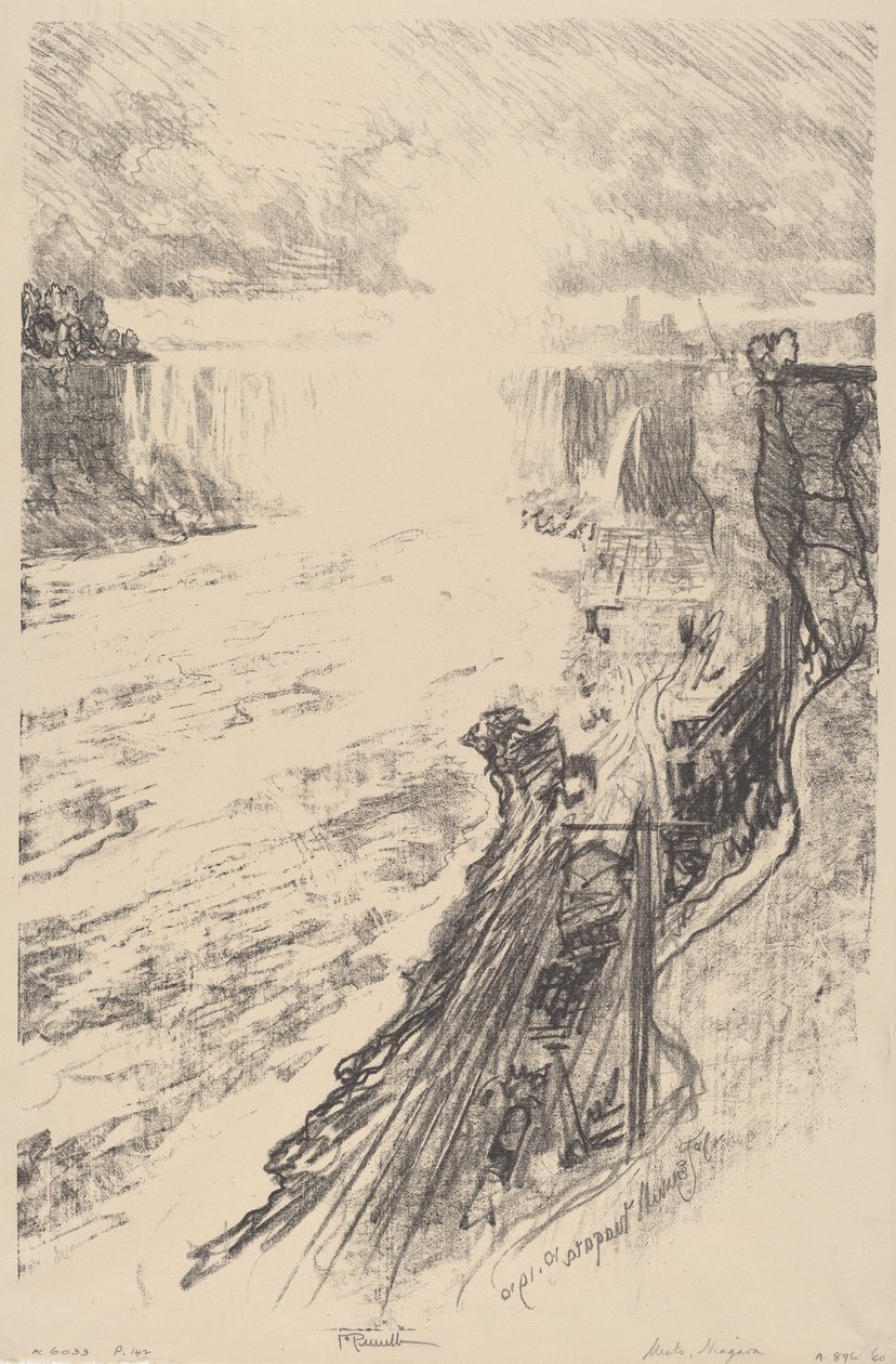 Dimmans mysterium, 1910. av Joseph Pennell