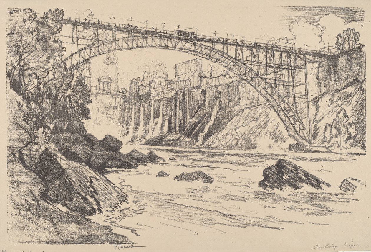 Stålbron av Joseph Pennell