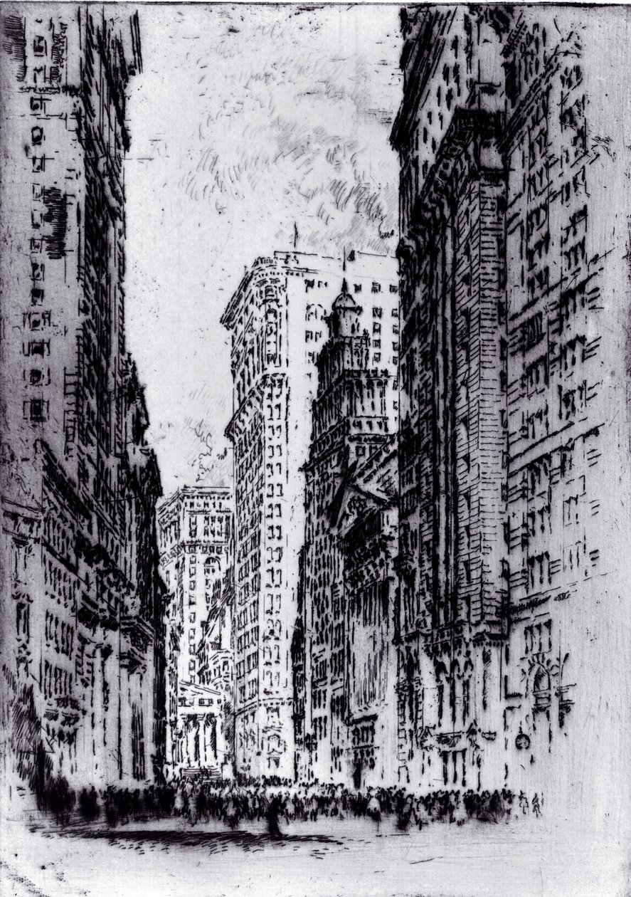 The Stock Exchange av Joseph Pennell av Joseph Pennell