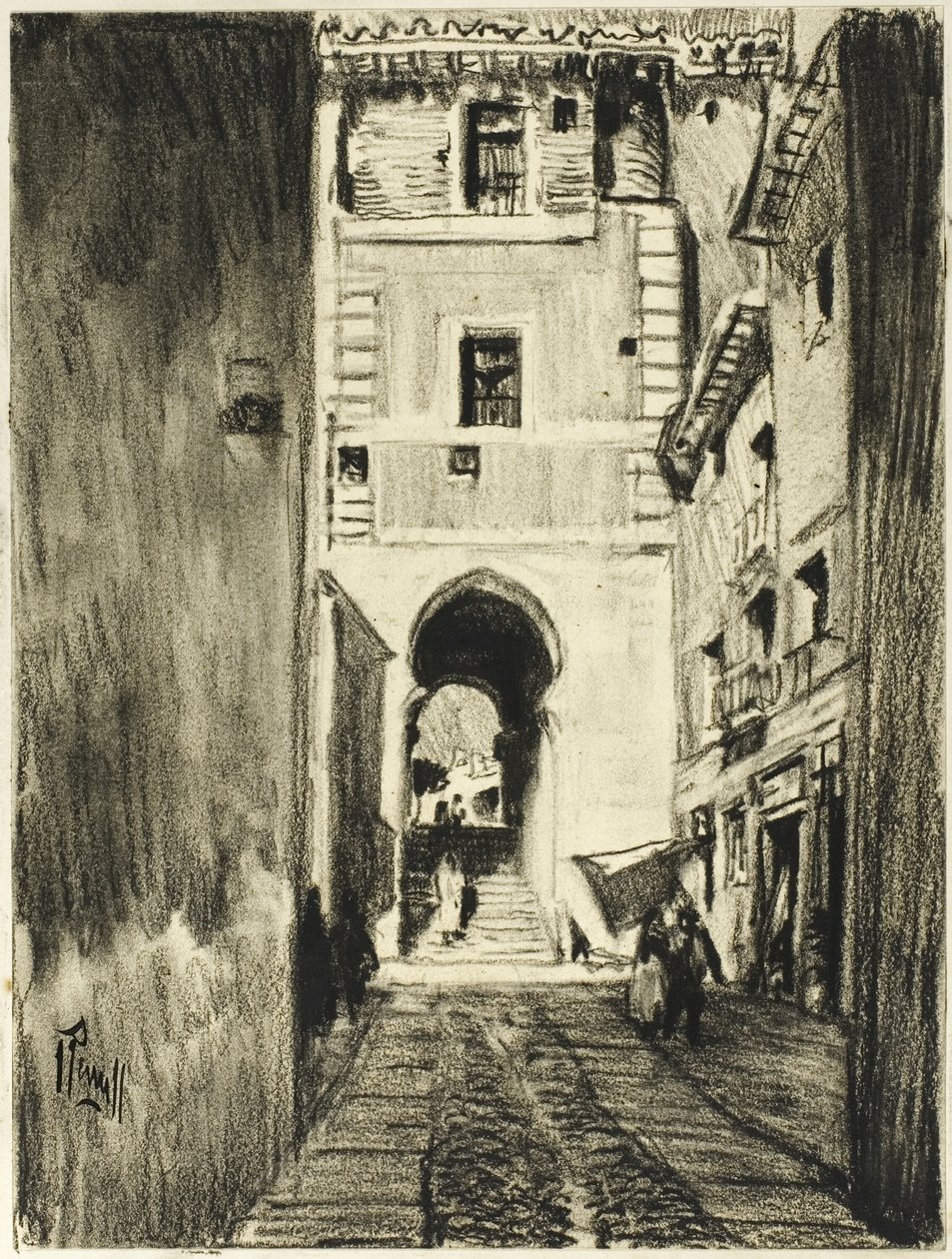 Toledo av Joseph Pennell