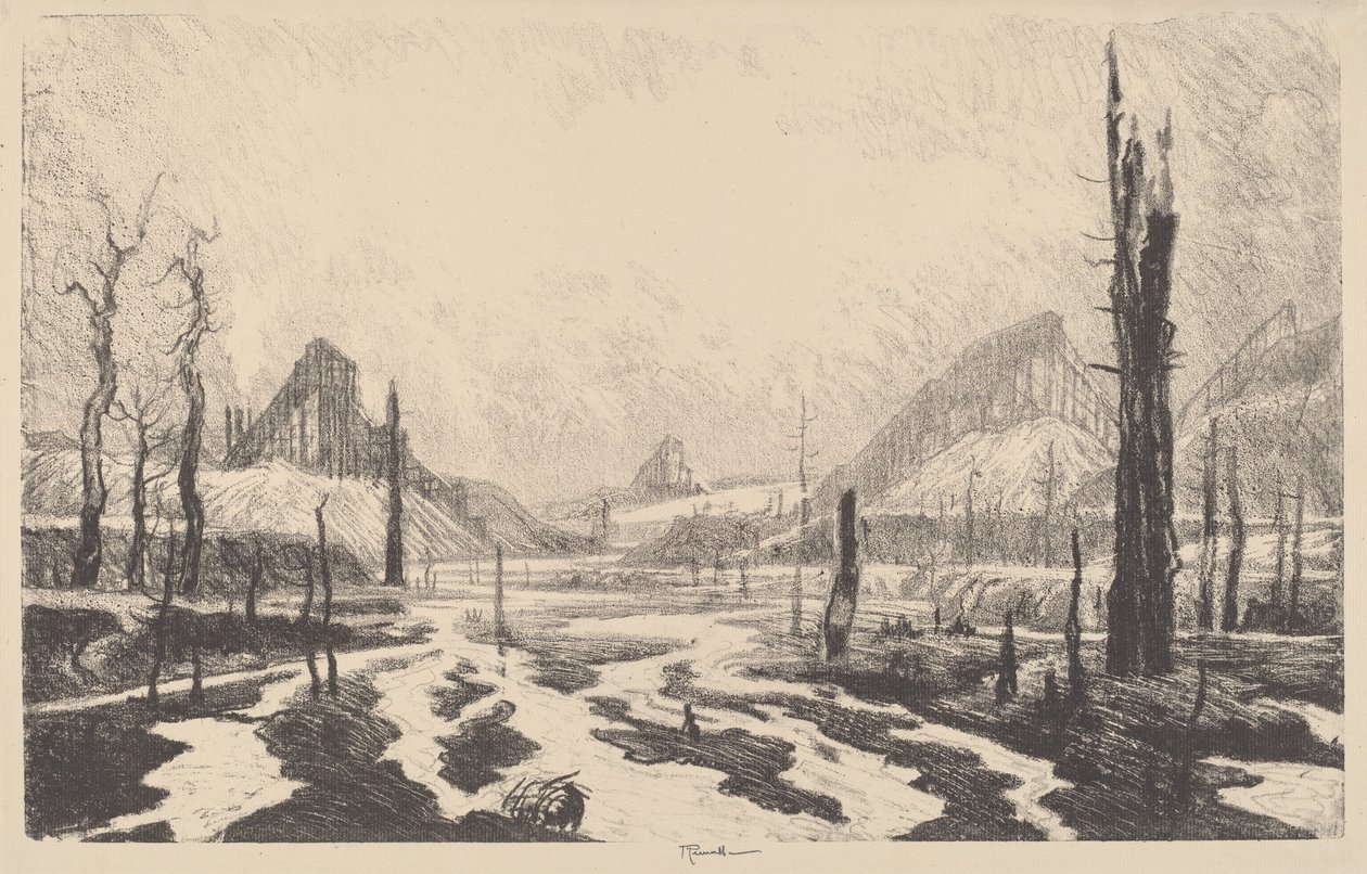 Ödelandets dal, 1910. av Joseph Pennell