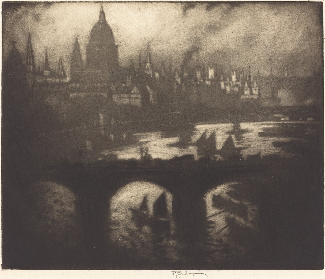 Wrens stad av Joseph Pennell
