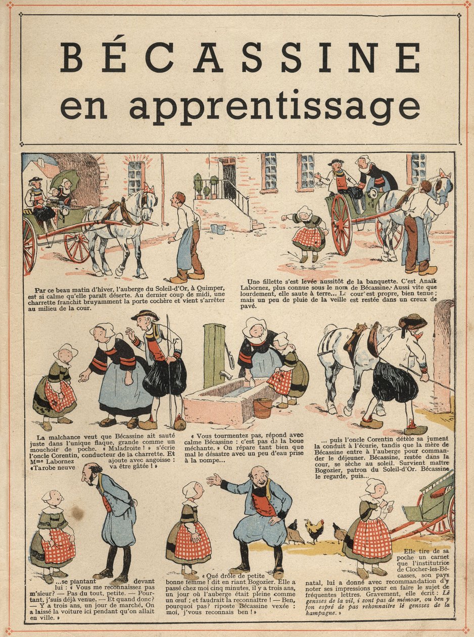 Becassine under utbildning av Joseph Porphyre Pinchon