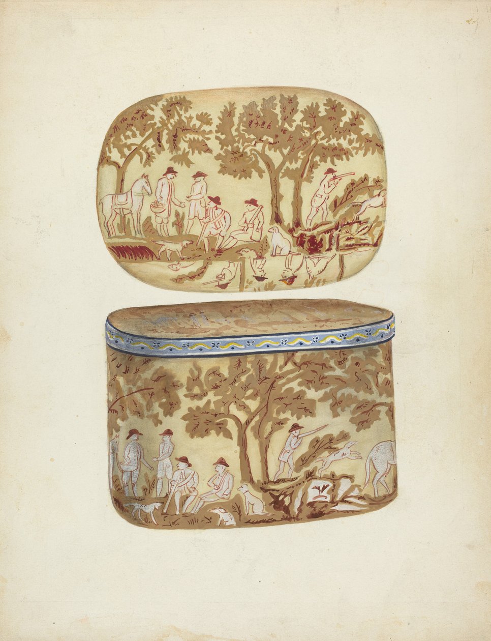 Bandbox, c. 1953. av Joseph Rothenberg