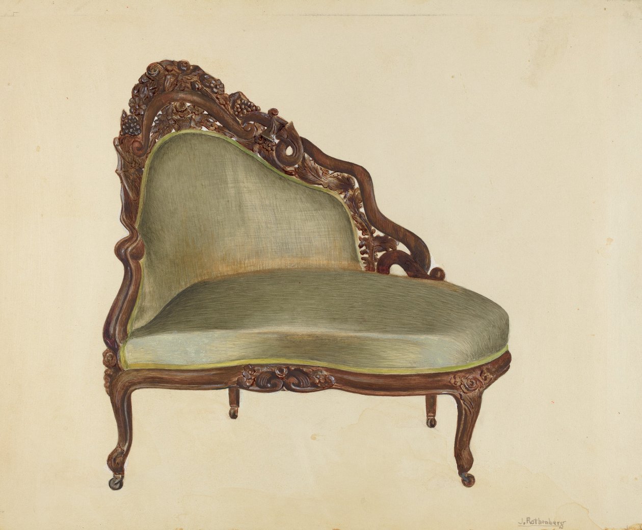Love Seat, c. 1940. av Joseph Rothenberg
