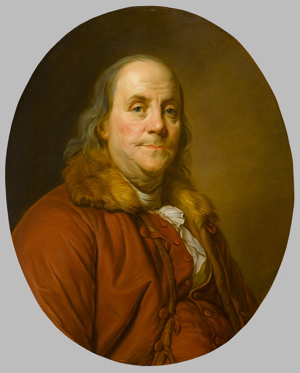 Benjamin Franklin (1706-1790), ca 1779 av Joseph Siffred Duplessis