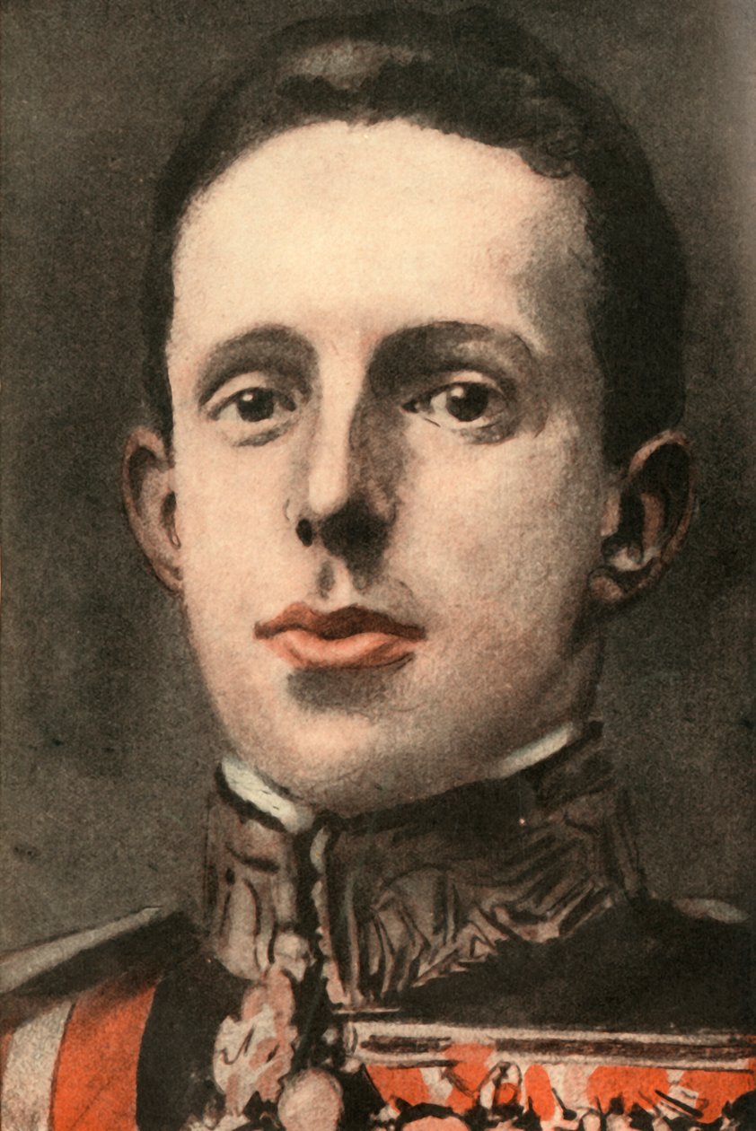 Alfonso XIII., kung av Spanien, 1910. av Joseph Simpson