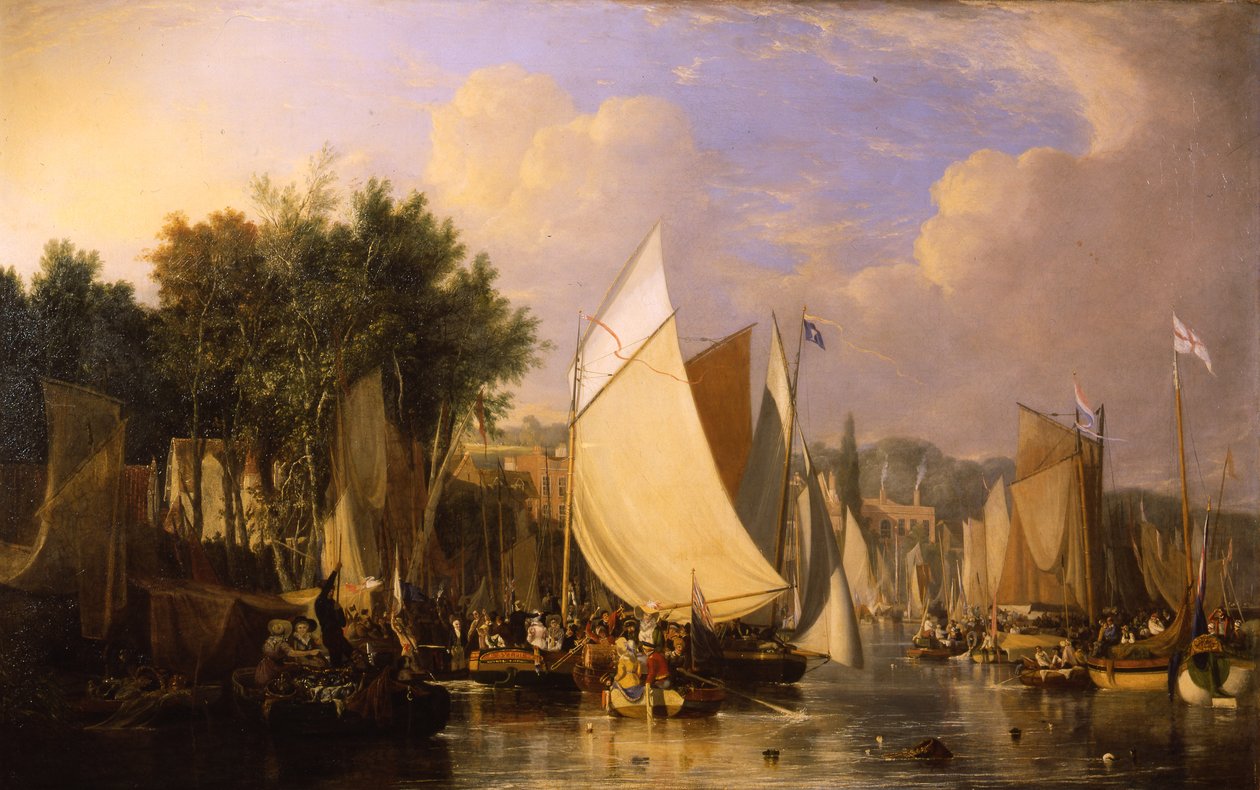 Thorpe Water Frolic - Eftermiddag, 1824-5 av Joseph Stannard