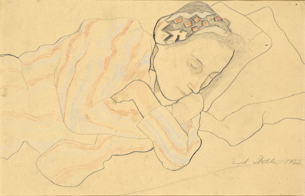 Porträtt av Clara Fasano av Joseph Stella