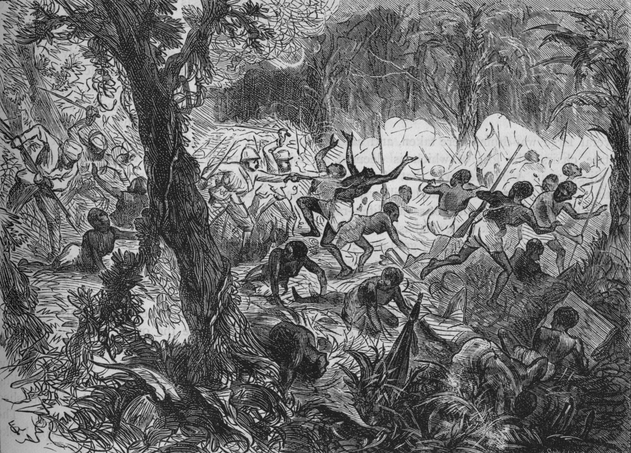 Strid vid Abracrampa, 1880 av Joseph Swain