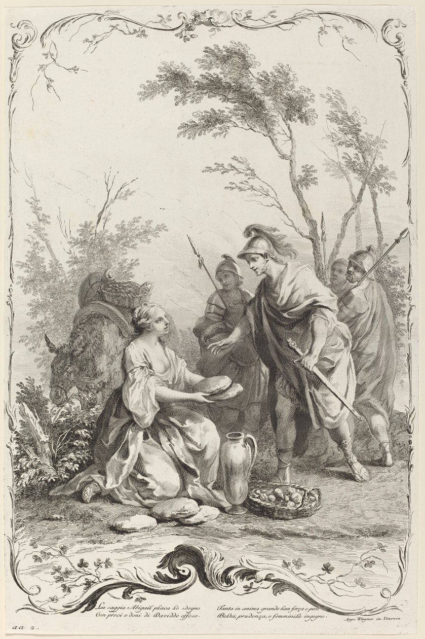 David och Abigail av Joseph Wagner