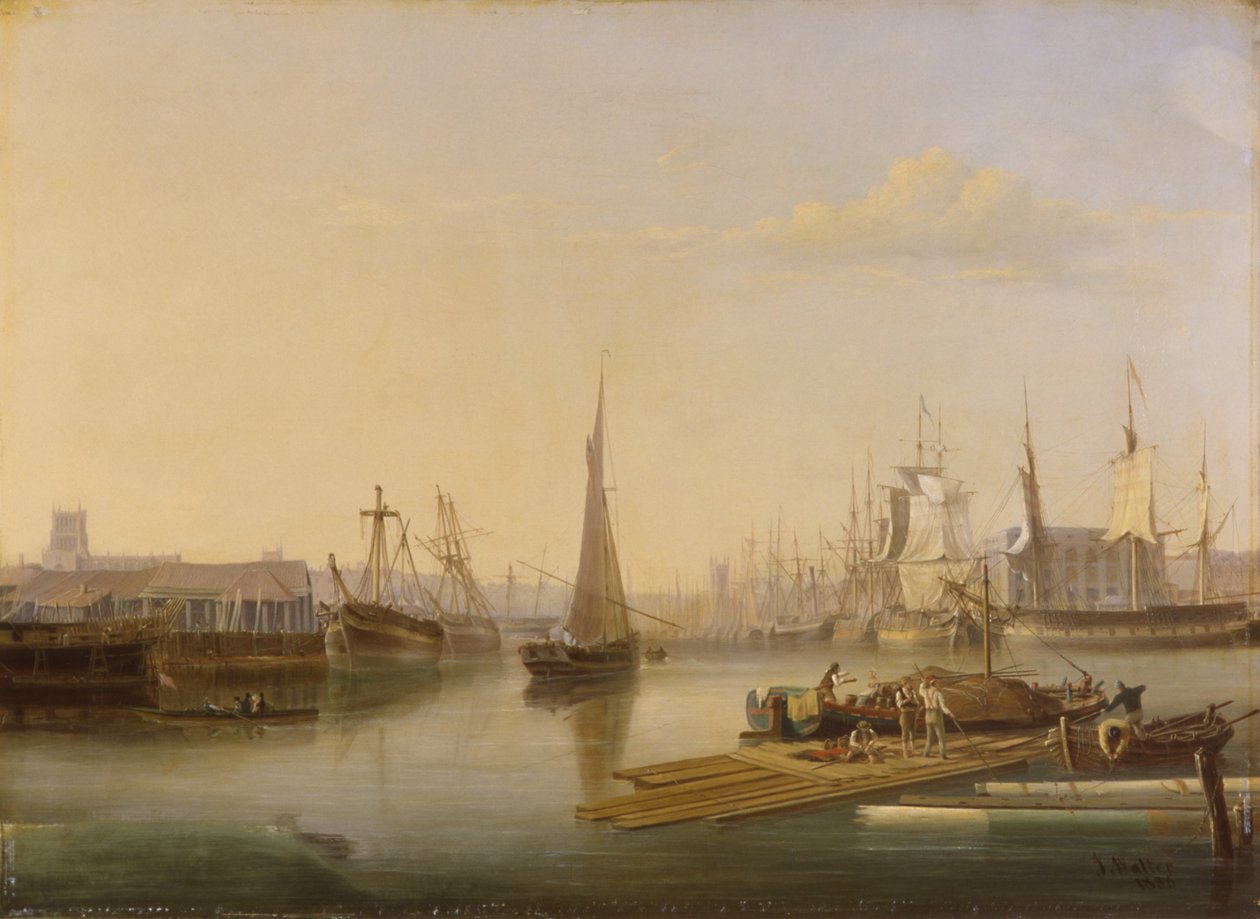 Bristol hamn av Joseph Walter